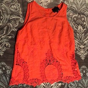 Coral Cynthia Rowley tank